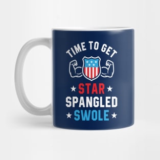 Time To Get Star Spangled Swole Mug